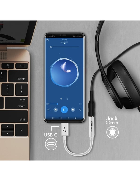 Altadif ALTAUDIOUSBC câble audio 3 5mm USB Neuf - vue 2