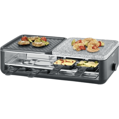 Apparecchio per raclette Severin RG2366 1300W 8 persone Nero