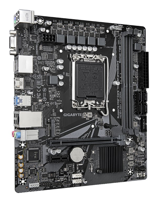 GIGABYTE H610M S2H V3 DDR4 carte mère Intel H610 Express LGA 1700 micro ATX Neuf - vue 3