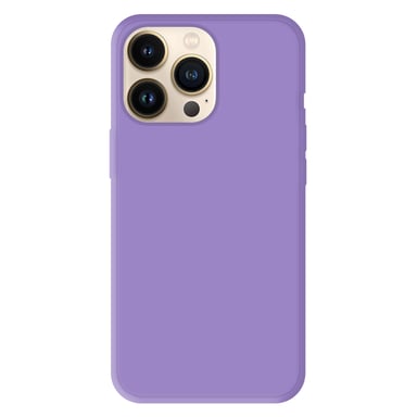 Coque silicone unie Mat Violet compatible Apple iPhone 13 Pro