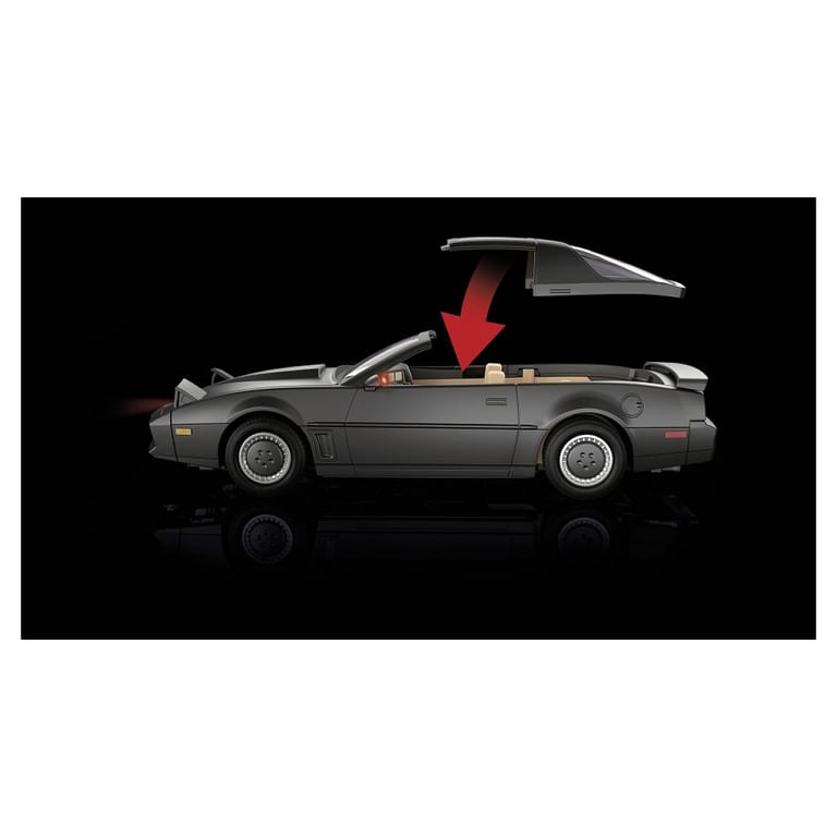 Playmobil 70924 Knight Rider K.I.T.T. Le véhicule emblématique de la série K2000 pour Les Fans de Knight Rider et Les Enfants Dès - vue 4
