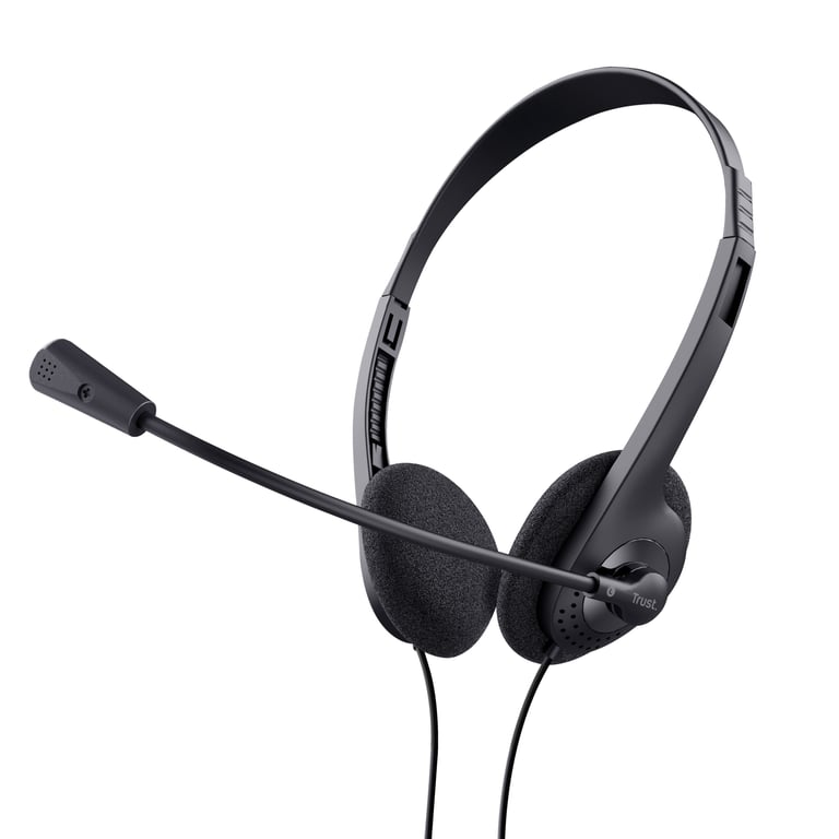 Casque Trust 24659 – Micro-Casque Filaire Arceau pour Appels et Musique