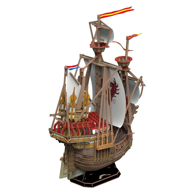 Harry Potter Puzzle 3D 207 pièces Bateau Durmstrang avec Boîte Décorative Neuf - vue 3
