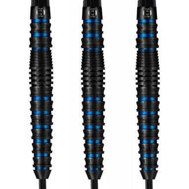 Dardos Spina 90% en Acero 25g Negro y Azul - Rendimiento Óptimo