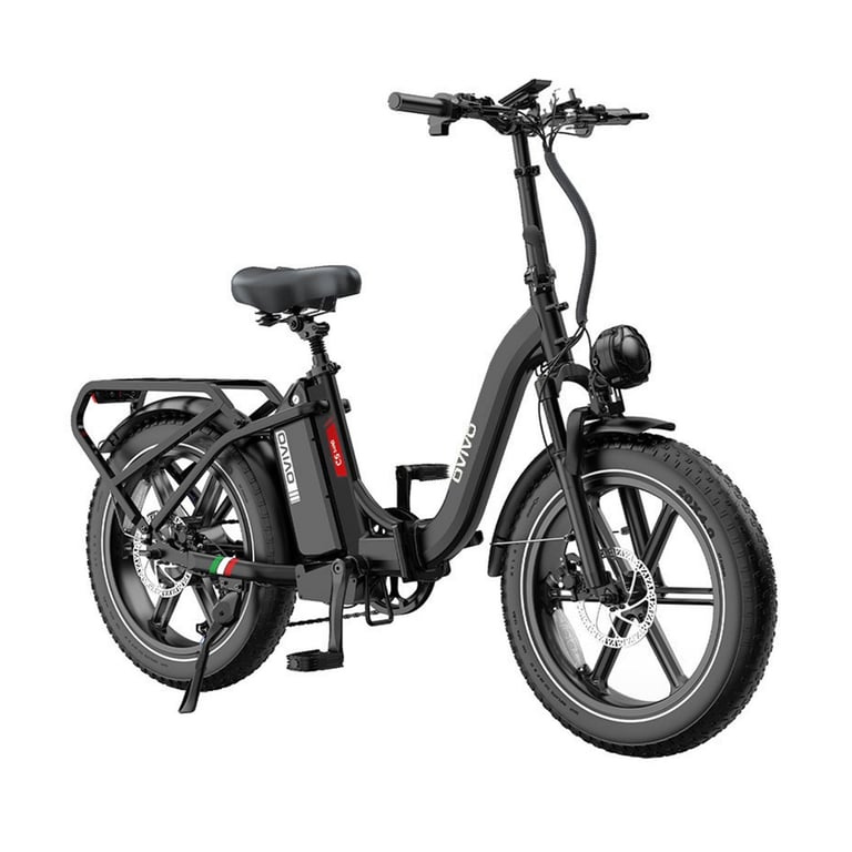 Ovivo Vélo Électrique C2 Pro - Moteur 250W Batterie 48V18ah 20 pouces Freins Hydrauliques Noir - vue 3