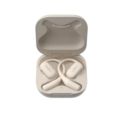 SHOKZ OpenFit Auricolari senza fili Ganci auricolari Chiamate/Musica/Sport/Tutti i giorni Bluetooth Bianco