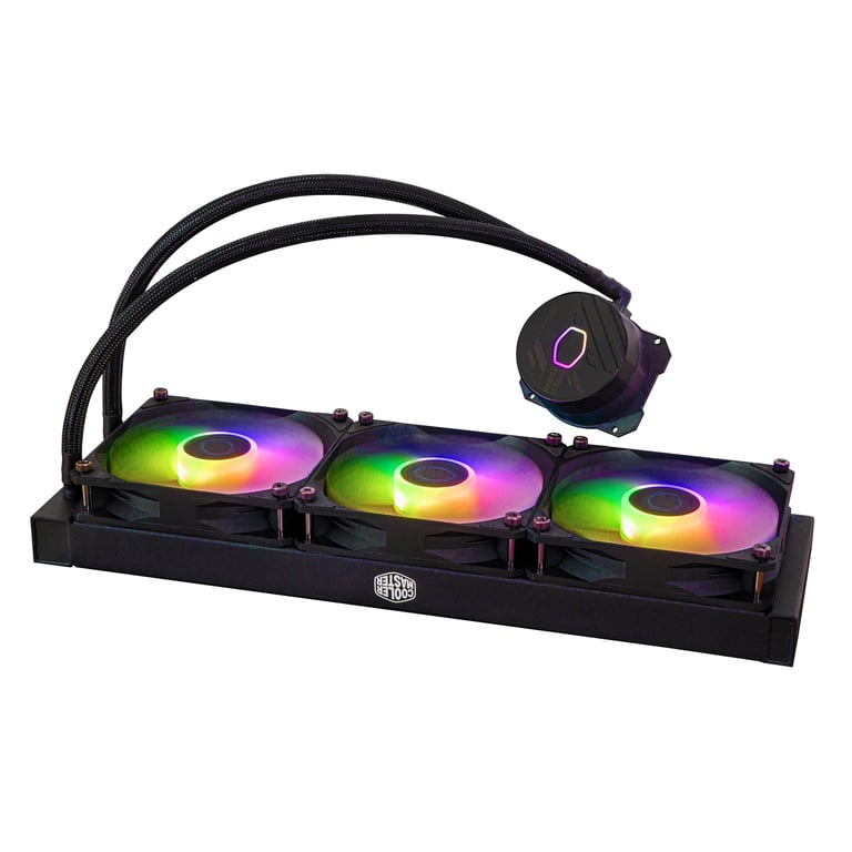 Cooler Master MasterLiquid 360L Core ARGB Processeur Kit de refroidissement du liquide 12 cm Noir - Neuf