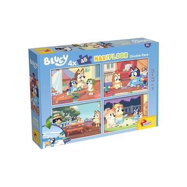 Puzzle enfant Lisciani Bluey Maxi Floor double face 4 x 48 pièces multicolore - Neuf