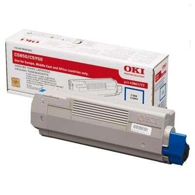 OKI Toner Cyan 43865723