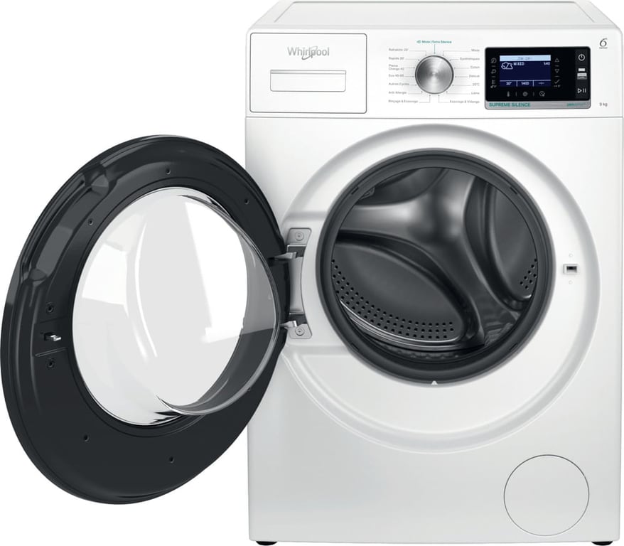 WHIRLPOOL Lave linge frontal 9 kg 1400 trmn W698FR - vue 6