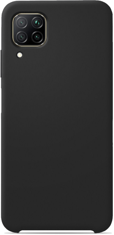 Coque silicone unie compatible Soft Touch Noir Huawei P40 Lite