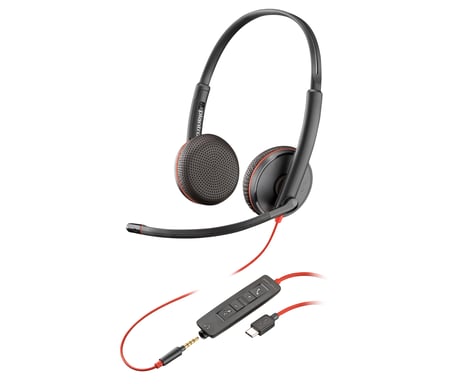 Poly Auriculares estéreo Blackwire C3225 USB-C