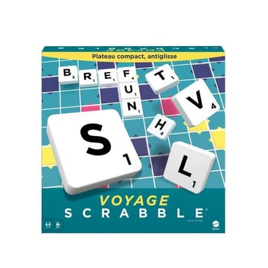 Scrabble de viaje: el clásico juego de mesa en versión compacta