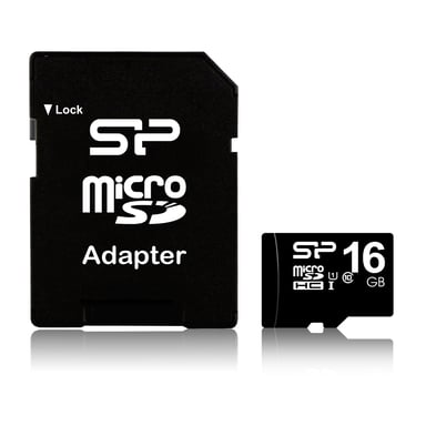 Memoria flash Silicon Power SP016GBSTH010V10SP 16GB MicroSDHC UHS-I Classe 10