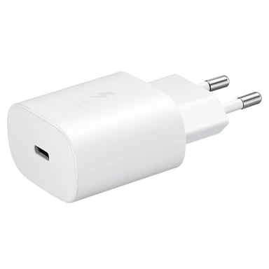 CARGADOR RÁPIDO 25W Puerto USB Tipo-C - COLOR: Blanco Sin cable. SAMSUNG EP-TA800NWEGEU