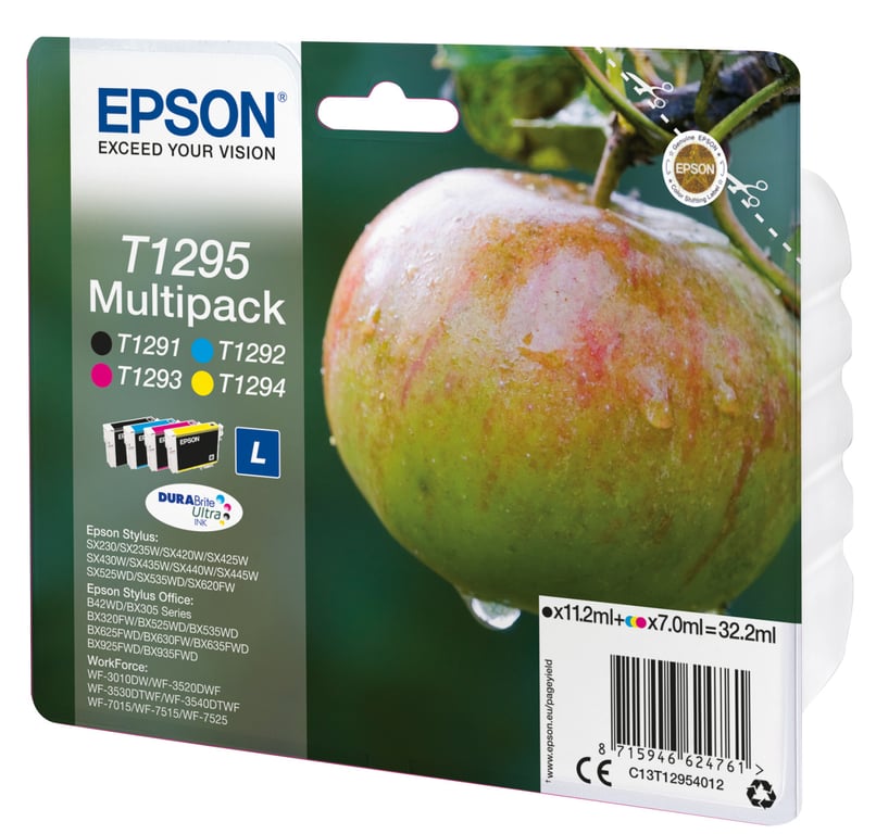 Ink/T1295 Apple 3x7ml CMY 11.2ml BK - Neuf
