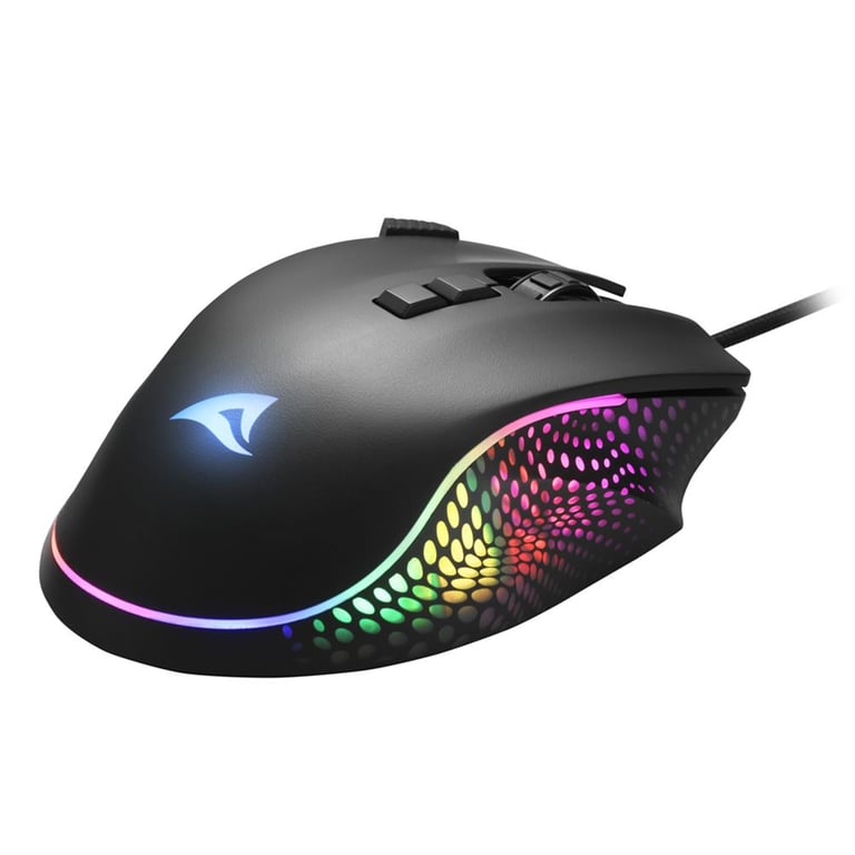 Souris Gaming Sharkoon SHARK Force 3 – Droitier, 12800 DPI, 8 Boutons - vue 3