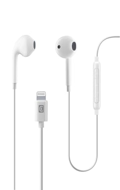 Cellularline EAGLE Ecouteurs filaires compatibles avec l'iPhone avec entrée Lightning MFI