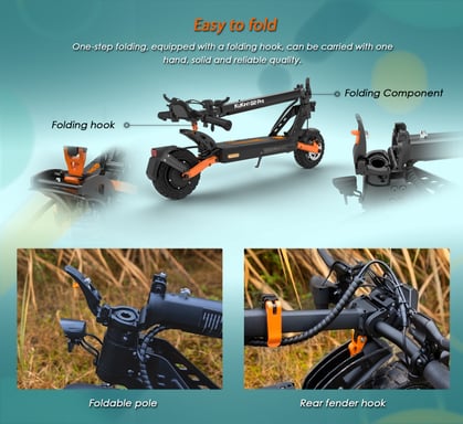 Trottinette électrique pliable KUKIRIN G2 Pro (ABE), batterie 48 V 15,6 Ah, 20 km/h
