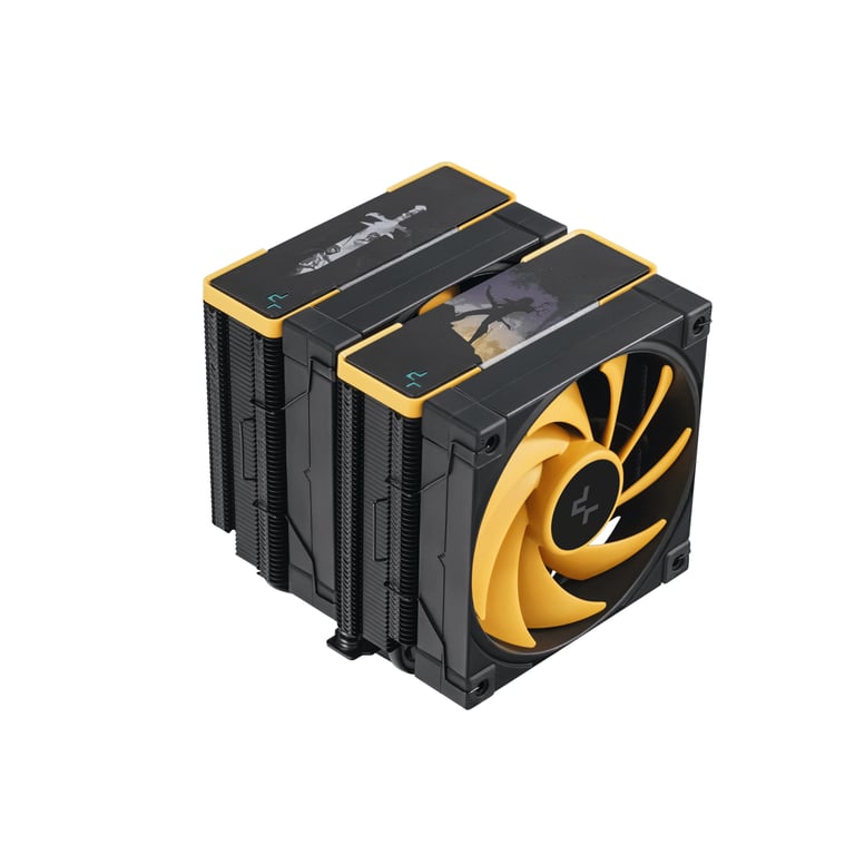 DeepCool AK620 Zero Zoria Processeur Refroidisseur d'air 12 cm Jaune 1 pièce Neuf - vue 3