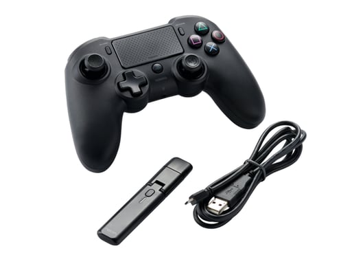 NACON Asymmetric Wireless Noir Bluetooth/USB Manette de jeu Analogique/Numérique PC, PlayStation 4