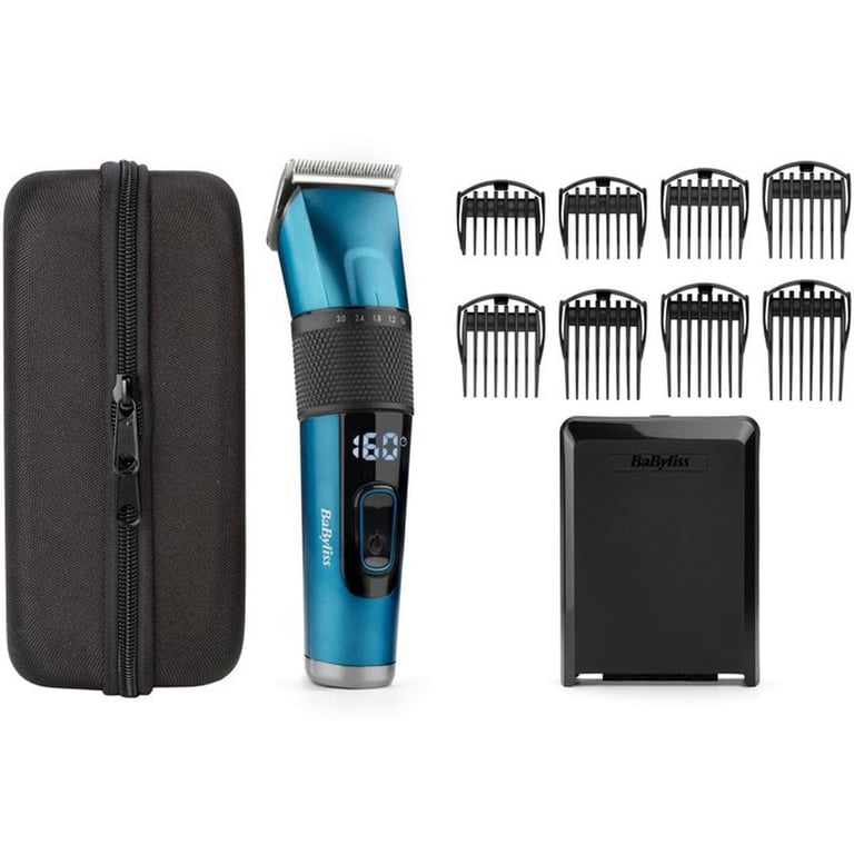 Tondeuse cheveux BABYLISS P1362E Lames acier japonais 45 hauteurs Ecran digital Batterie lithium - vue 3