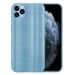 Coque pour Apple iPhone 11 PRO MAX en Brushed Turquoise Housse de protection Étui en silicone TPU flexible au design brossé