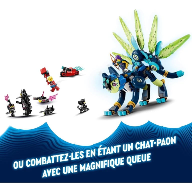 71476 Zoey et Zian le chat hibou LEGO® DREAMZzz - vue 4