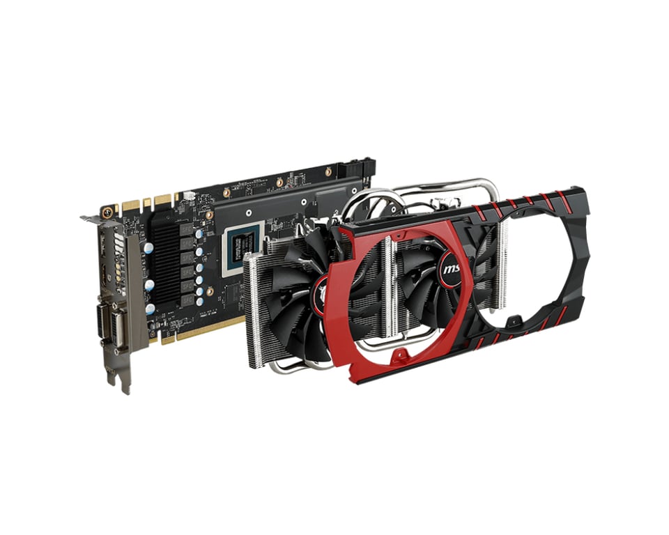MSI GAMING GTX 970 4G NVIDIA GeForce GTX 970 4 Go GDDR5 - Neuf