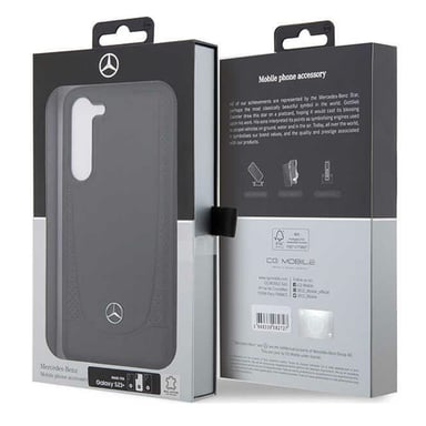 Cover per Galaxy S23 Plus in pelle dal design lussuoso e traforato