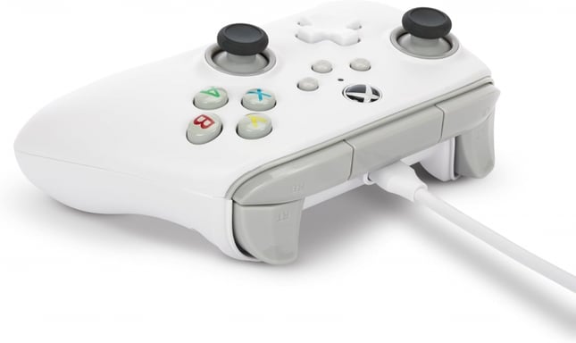 PowerA 1519365-02 mando y volante Blanco USB Gamepad Analógico PC, Xbox One, Xbox Series S, Xbox Series X