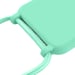 Coque pour iPhone XR en TPU Premium Color Lace avec Cordon Tour de Cou Turquoise