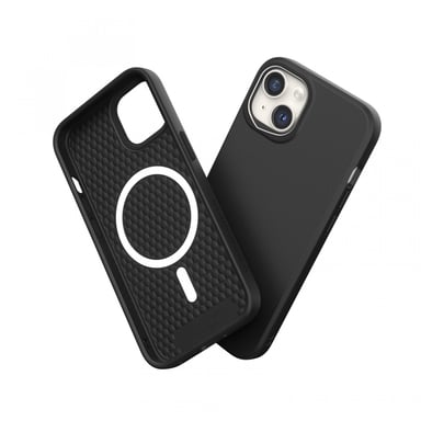 Custodia RhinoShield compatibile con [iPhone 14/13] SolidSuit compatibile con Magsafe - Custodia sottile con tecnologia di assorbimento degli urti e finitura opaca premium - Nero classico