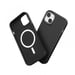 Custodia RhinoShield compatibile con [iPhone 14/13] SolidSuit compatibile con Magsafe - Custodia sottile con tecnologia di assorbimento degli urti e finitura opaca premium - Nero classico