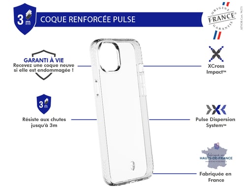 FORCE CASE FCPULSIP14MT coque de protection pour téléphones portables Transparent iPhone 14 Plus