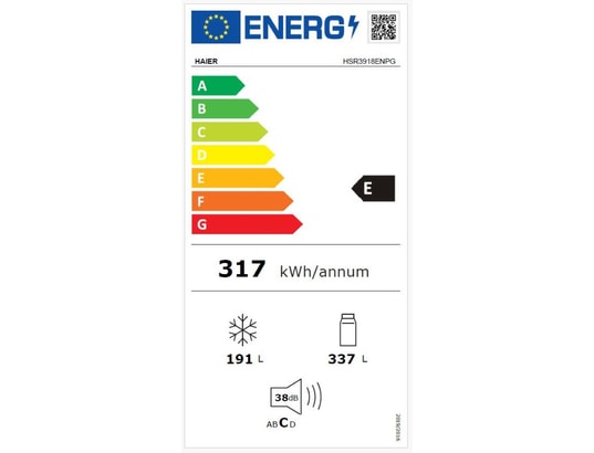 Réfrigérateur Américain Haier HSR3918ENPG – 528L, Total No Frost - vue 4