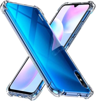 Coque pour Xiaomi Redmi 9A 4G  Souple Transparente  Bumper en Gel TPU avec bords renforcés pochette XEPTIO