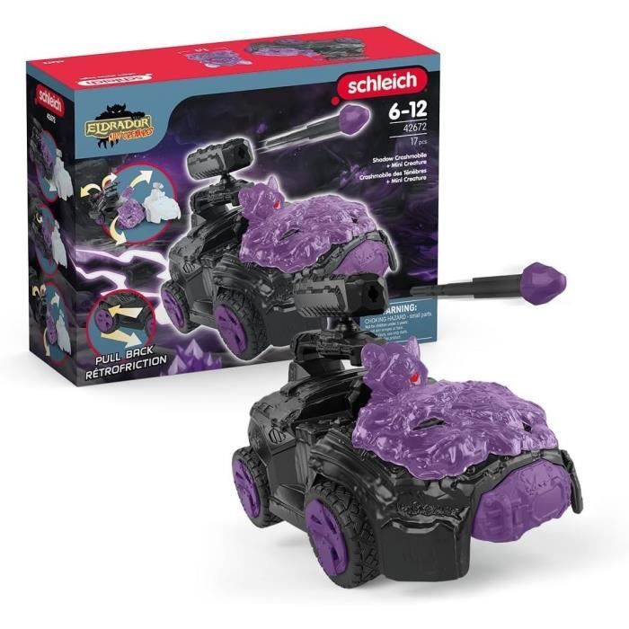 SCHLEICH Crashmobile des Ténèbres avec Mini Creature 42672 Gamme Eldrador Mini Creatures