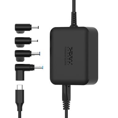 Adaptateur secteur USB-C 100 W GaN Port Designs PORT Connect 1 port Noir