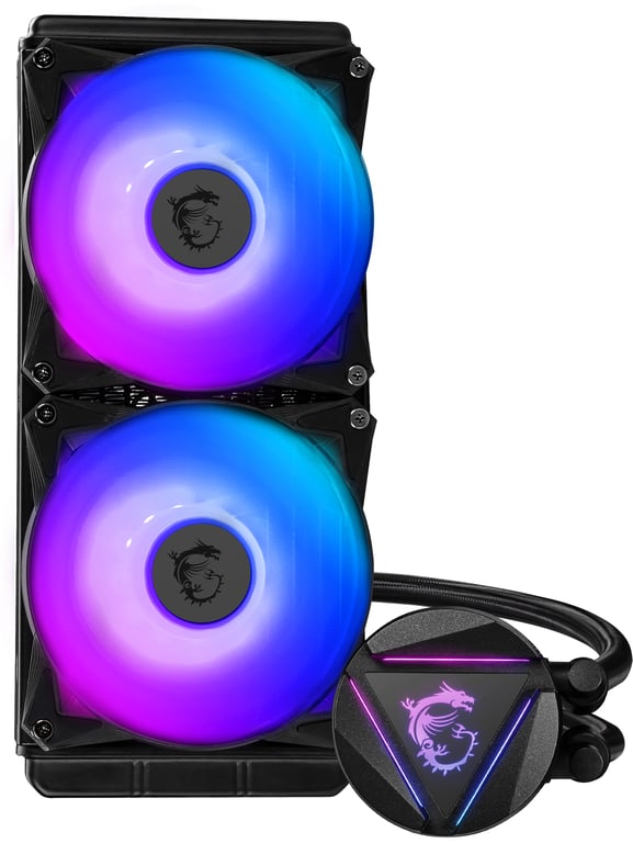 MSI MAG CORELIQUID V2 système de refroidissement d'ordinateur Boitier PC Refroidisseur 14 cm Neuf - vue 3