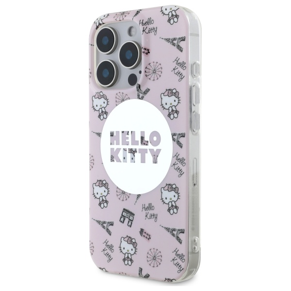 Coque Téléphone HELLO KITTY iPhone 16 Pro MagSafe IML Motifs Parisien - vue 2