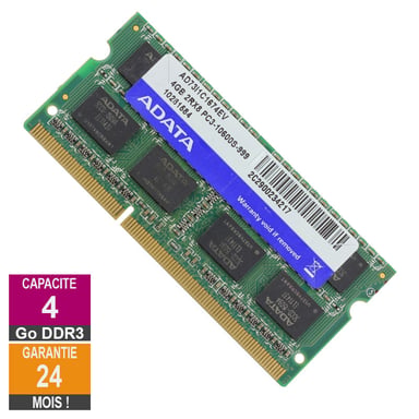 4Go RAM DDR3  AD73I1C1674EV SO-DIMM PC3-10600 1333MHz 2Rx8