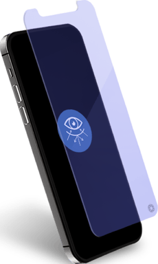 Proteggischermo per iPhone 12 Mini in vetro sottile anti luce blu