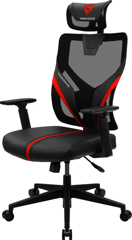 ThunderX3 YAMA1 Siège de jeu universel Noir, Rouge - Neuf