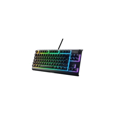 Clavier de jeu SteelSeries Apex 3 TKL filaire QWERTY US RGB IP32 lavande