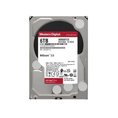 Western Digital WD Red Plus 3.5'' 6000 GB Serial ATA III