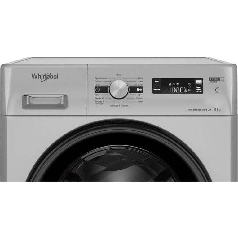 Lave-Linge Hublot Whirlpool FFS9269SBFR – 9 Kg – 1200 Tours/Min - vue 3