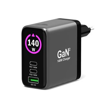 PORT Connect Chargeur Secteur USB C Power Delivery GaN + Câble 2m - vue 2