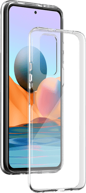Coque Xiaomi Redmi Note 10 Pro Silisoft souple Transparente Bigben