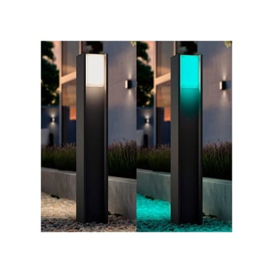 Borne luminosa conectada Philips Hue Turaco 1100 lm luz blanca y colorida Antracita